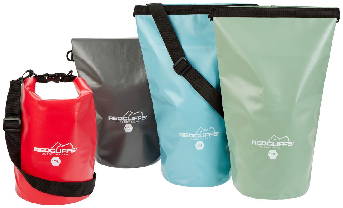 Seesack Seetasche - Blau/Rot, Basics, Kunststoff (10l)