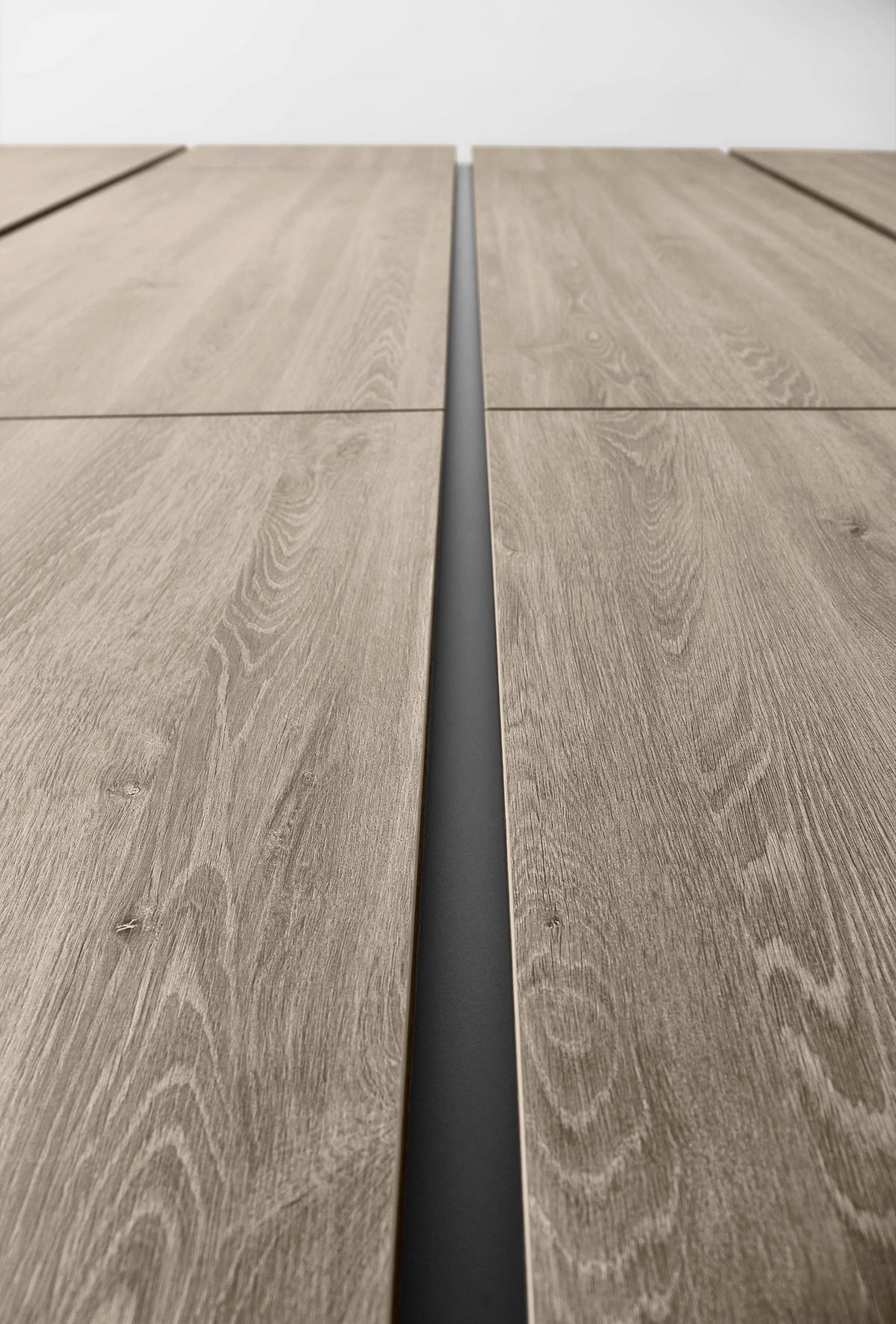Einbauküche Riga/Eastbourne Frei Planbar Klassisch - Erlefarben/Grau, MODERN, Holzwerkstoff - Vertico