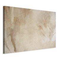 Leinwandbild Peaceful Cappuccino Grauweiß B: 120 cm - Grauweiß/Cappuccino, Basics, Holz/Textil (120/80/1.2cm) - artgeist