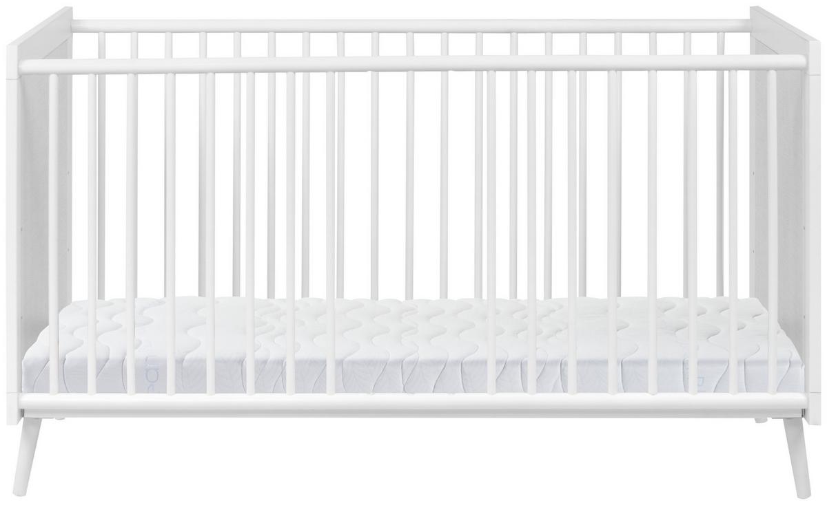 Babybett Dili 66b Weiß Holz Dili 66b Weiss - Basics, Holzwerkstoff (144/77/83cm) - MID.YOU