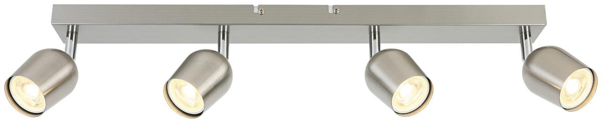 BODOVÉ SVÍTIDLO ERNESTINE - barvy chromu/barvy niklu, Romantický / Rustikální, kov/plast (56/7,5/14cm) - Mömax