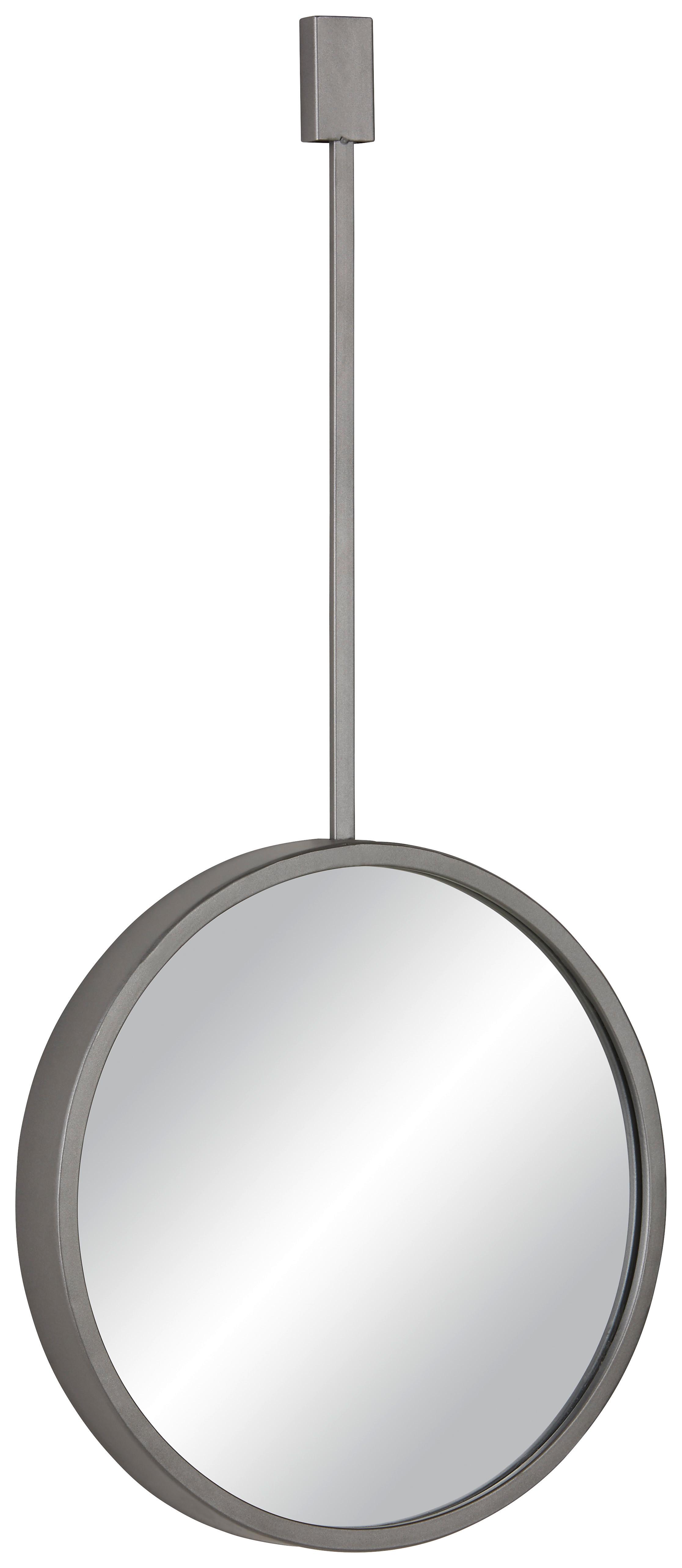 Nástenné Zrkadlo Potpourri -Trend- - sivá, Moderný, kov/sklo (30,5/66/4cm) - Modern Living