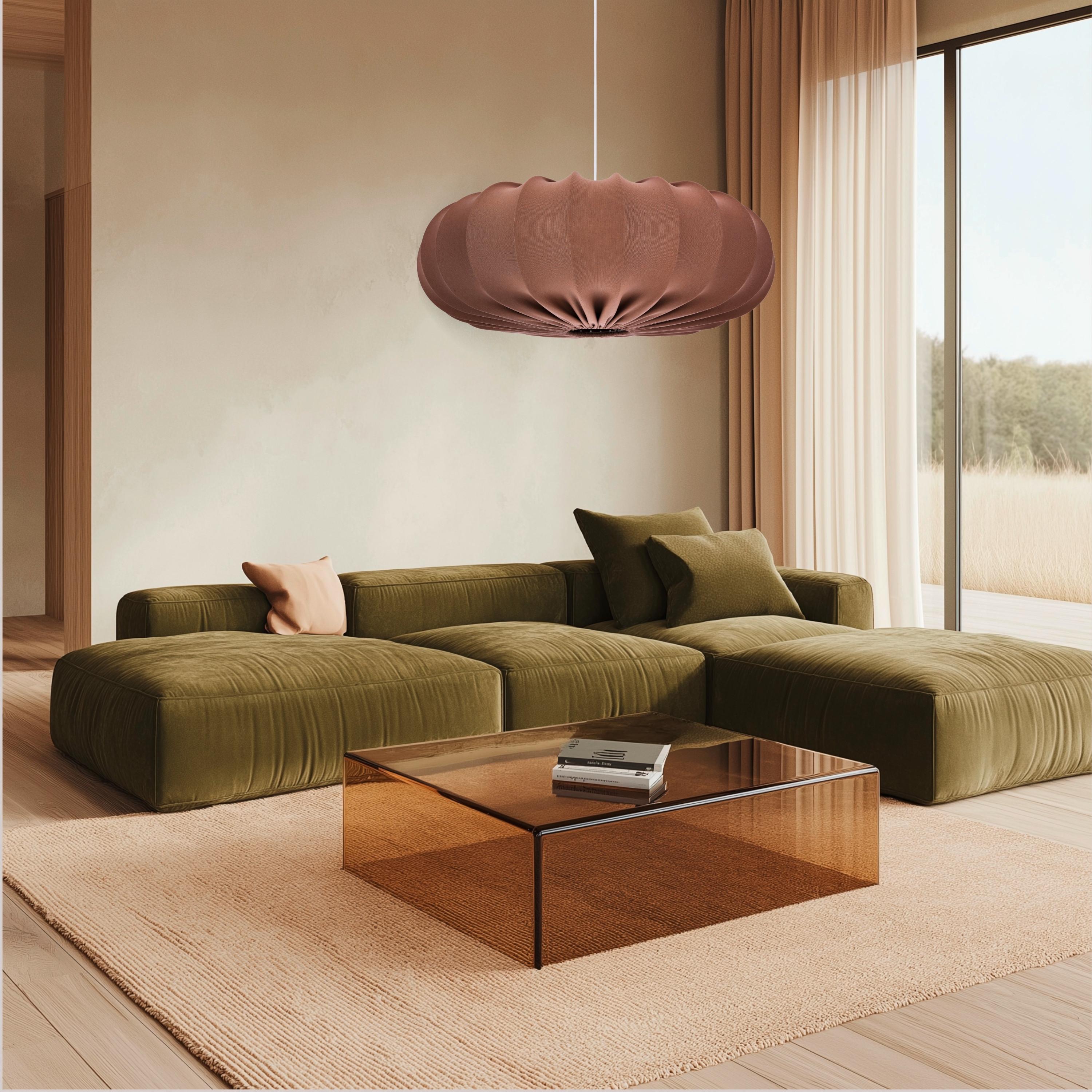 Pendelleuchte 31-39248 Caffe - Weiß/Mokka, KONVENTIONELL, Kunststoff/Metall (66/66/120cm)