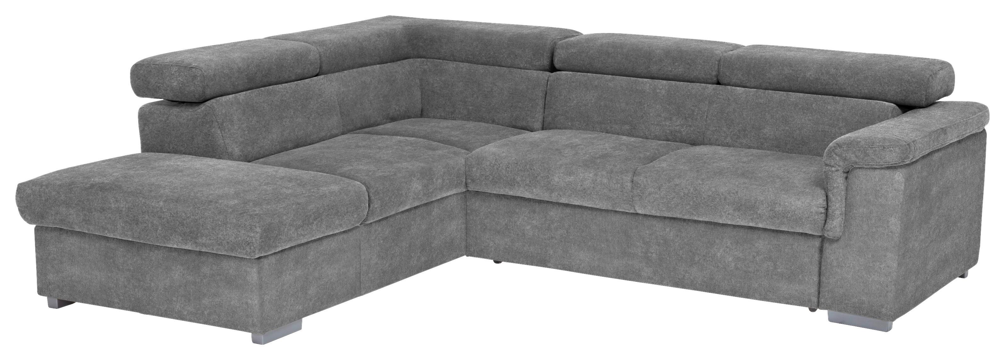 Sedací Souprava Milla Šedá Levý Roh - šedá, Basics, dřevo/textil (217/252cm)
