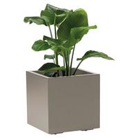 Blumenkasten Taupe B: 39,5 Cm - Taupe, Basics, Kunststoff (39,5/39,5/39,5cm)