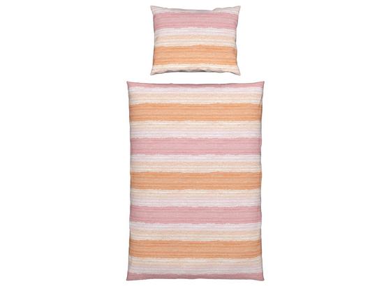 Bettwäsche Melanie - Orange/Rosa, KONVENTIONELL, Textil - Ombra Bettwäsche Melanie - Orange/Rosa, KONVENTIONELL, Textil - Ombra