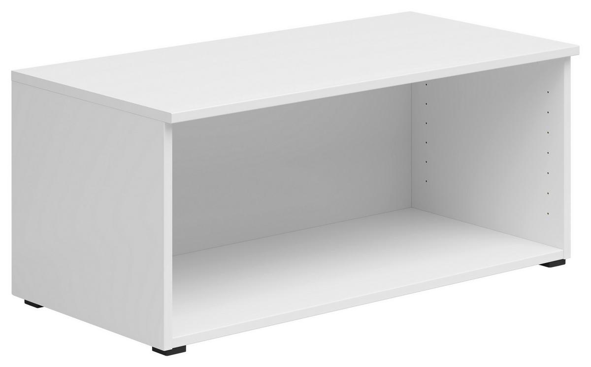 Felsőpolc Cabinet - fehér, Modern, faalapú anyag (80/35/40cm)