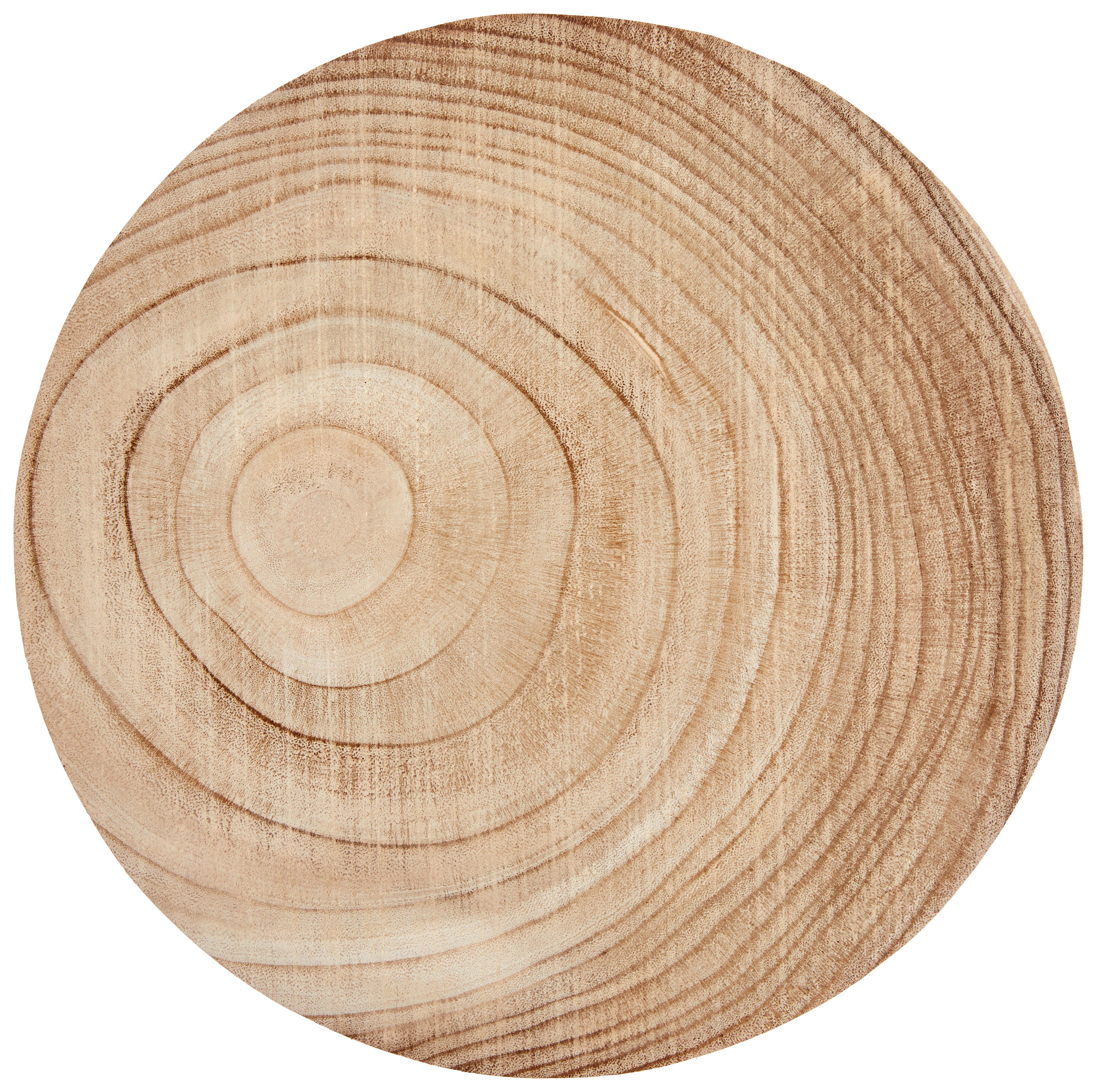 Dekoteller Mara Braun Holz BxHxT 31x3,5x31 cm - Braun, Basics, Holz (31/3.5/31cm) - Luca Bessoni