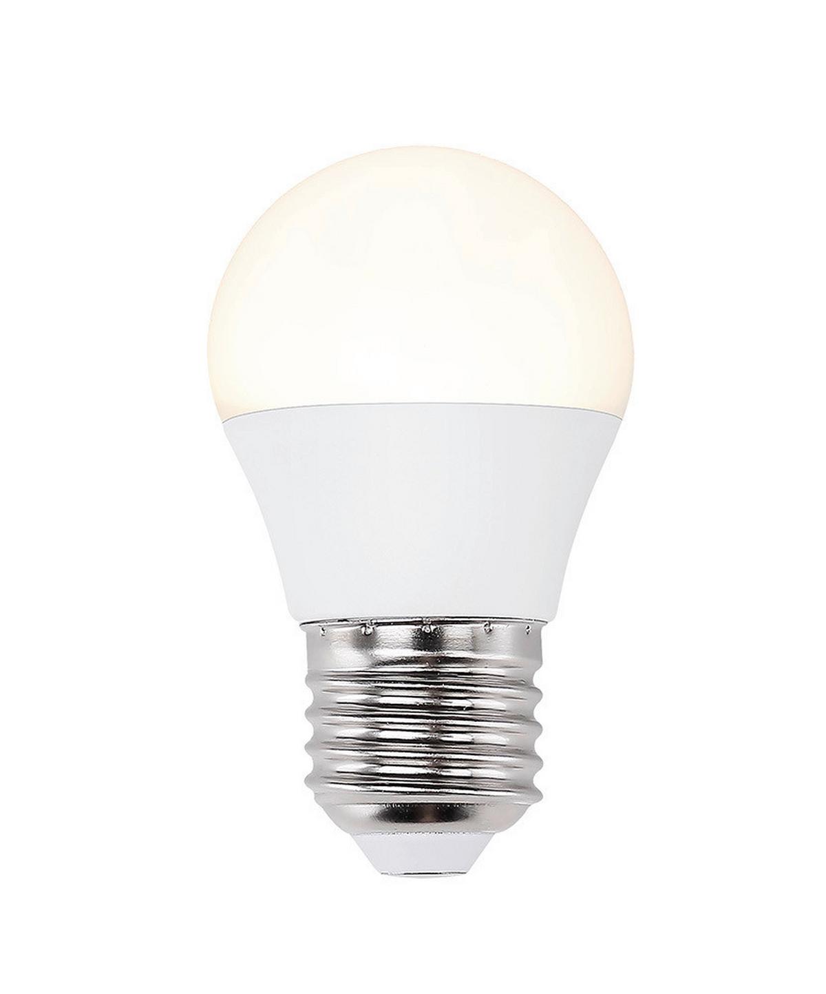 LED žárovka E27, 5W, ILLU, 230V - opál, plast (4,7/8,8cm)