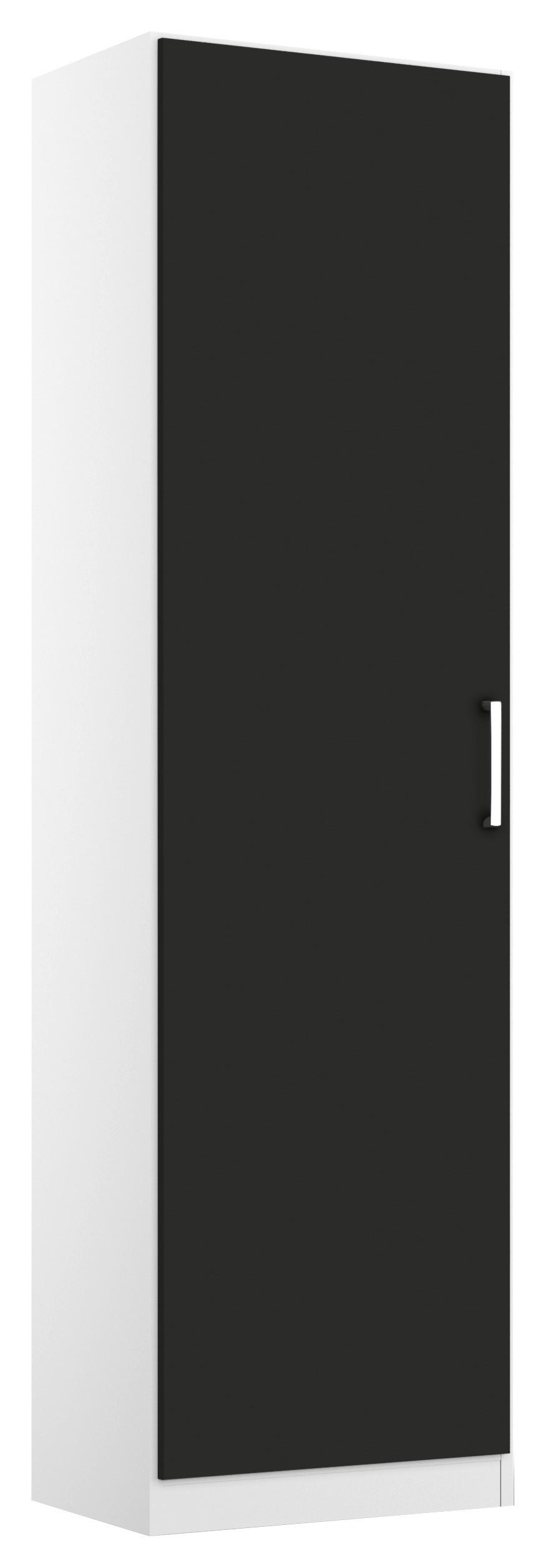 Drehtürenschrank 47 Cm Berlin Weiß/grau - Weiß/Grau, MODERN, Holzwerkstoff (47/197/54cm) - Rauch Möbel