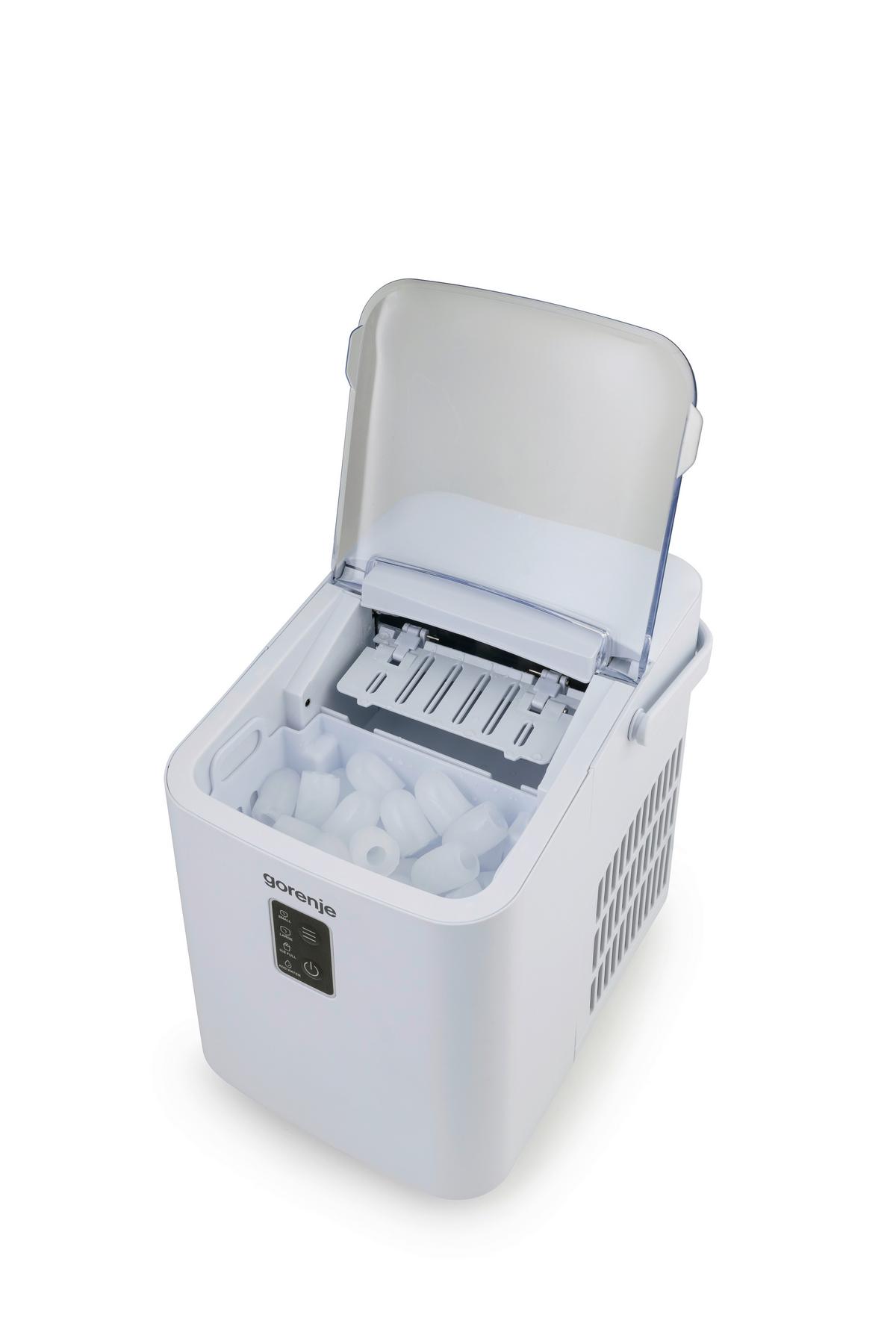 EISWÜRFELMASCHINE 120W - Weiß, Basics, Kunststoff/Metall (26,8/21,8/29cm) - Gorenje