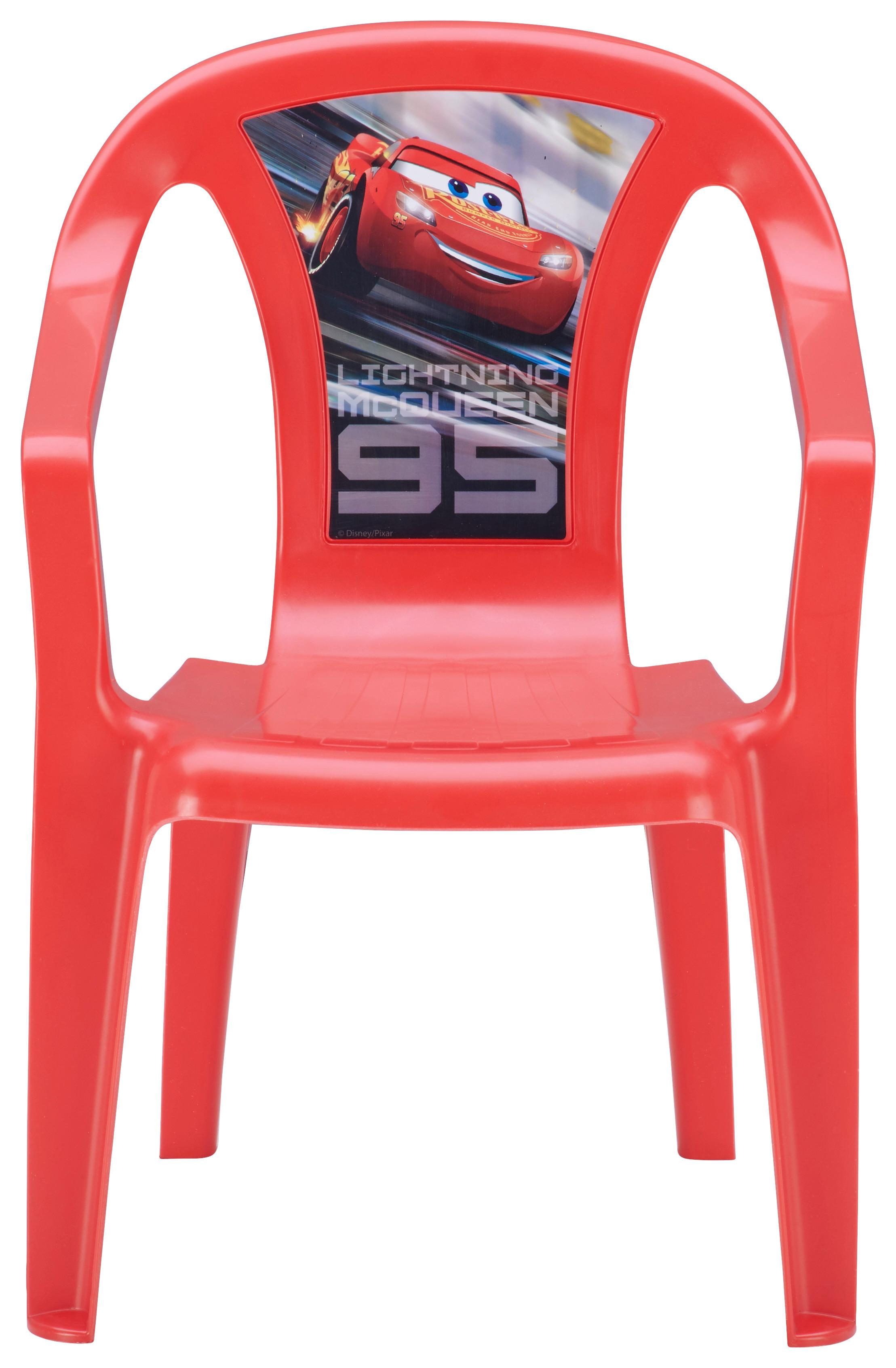Kinder-gartensessel Cars Sedia +tavolo Kunststoff Rot - Rot, MODERN, Kunststoff (36,5/40/52cm)