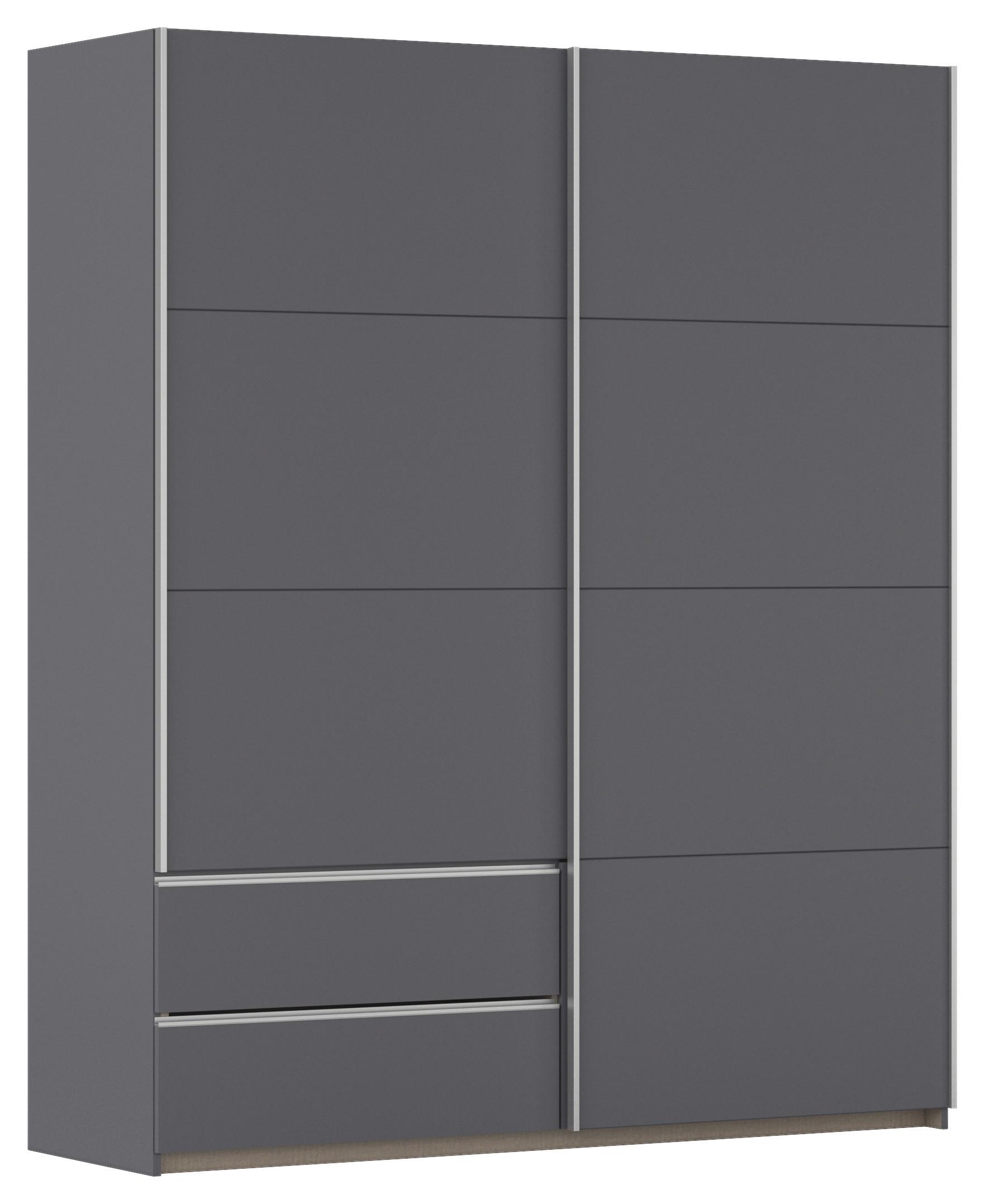 Schwebetürenschrank Stoke Grau B: 175 cm - Grau, MODERN, Holzwerkstoff (175/210/59cm) - Rauch Möbel