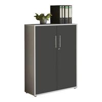 AKTENSCHRANK OFFICE EDITION - Anthrazit/Grau, MODERN, Holzwerkstoff (84,4/113,6/33cm) - MID.YOU