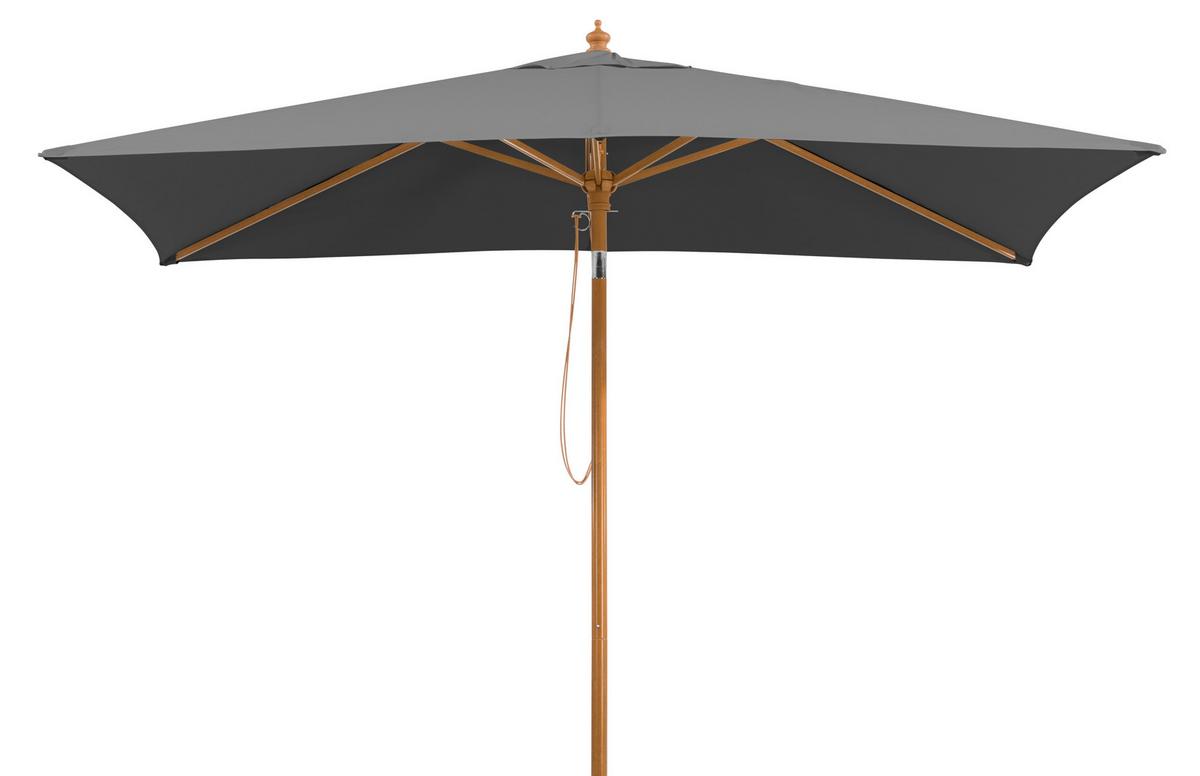 Sonnenschirm 200x261x300 cm Anthrazit - Anthrazit/Buchefarben, Basics, Textil/Metall (200/261/300cm) - Schneider