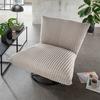 Relaxsessel Cremona Cappuccino B: 100 Cm - Schwarz/Cappuccino, Design, Textil (100/78/96cm) - Livetastic