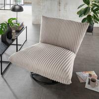Relaxsessel Cremona Cappuccino B: 100 Cm - Schwarz/Cappuccino, Design, Textil (100/78/96cm) - Livetastic