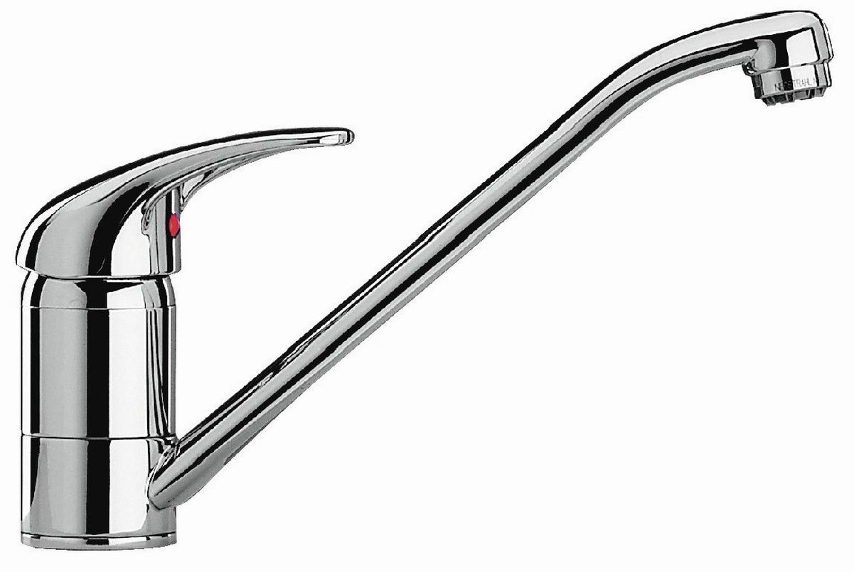 Küchenarmatur Ultra Chrom Schwenkbar Niederdruck - Chromfarben, LIFESTYLE, Kunststoff/Metall (12,2cm) - Schütte