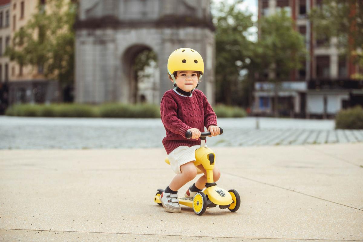 Kinderscooter Highwaykick 1 - Gelb, Basics, Kunststoff/Metall (24/37/55cm) - Scoot and Ride