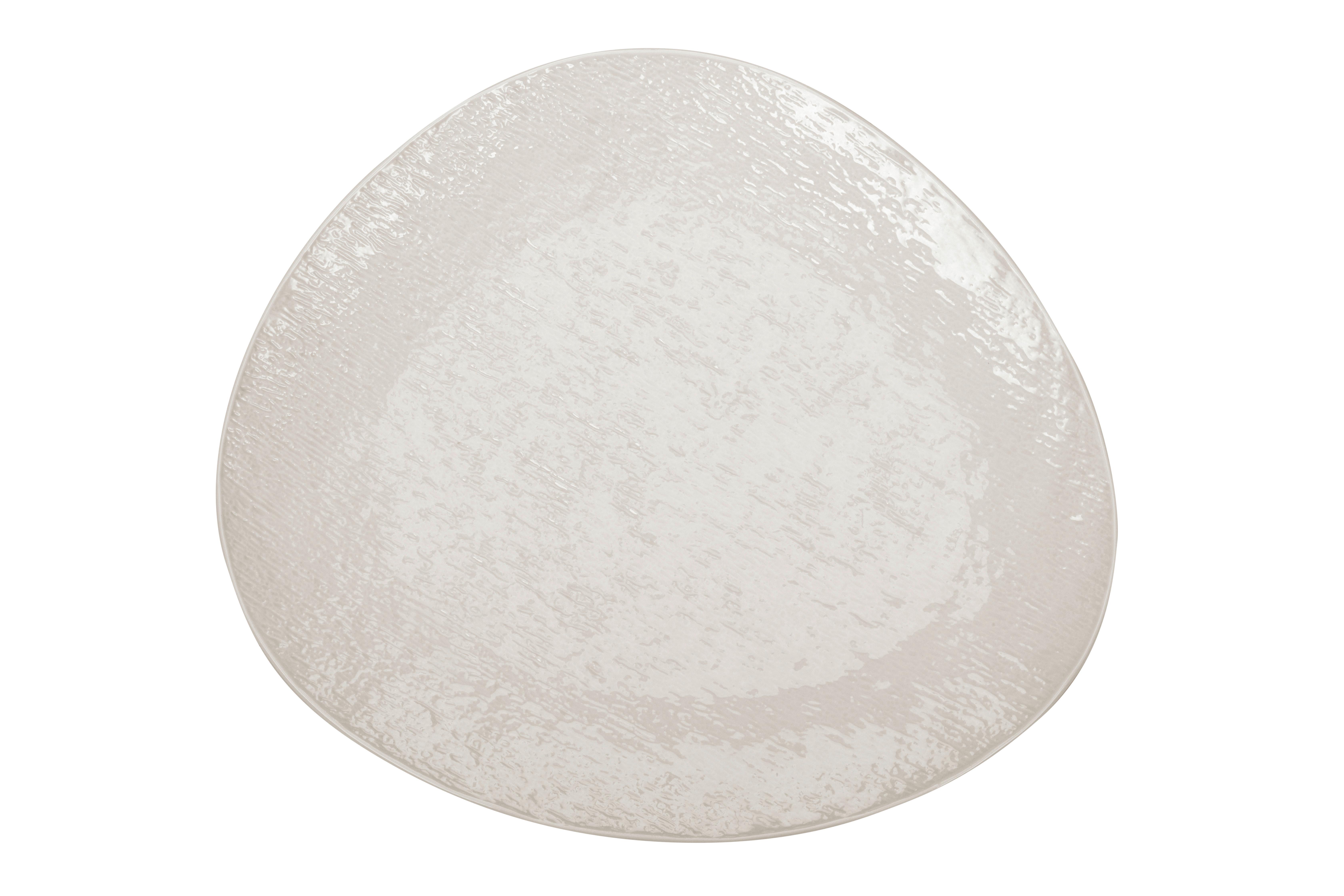 Mělký Talíř Haruki - bílá, Moderní, keramika (28/24,8/2,5cm) - Premium Living