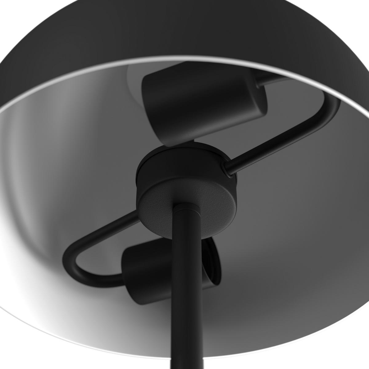 STOLNÍ LAMPA TAILA - černá, Moderní, kov (28/46/28cm) - Bessagi Home
