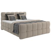 ZIERKISSENSET inkl. Tagesdecke beige - Beige, Trend, Textil - Sembella