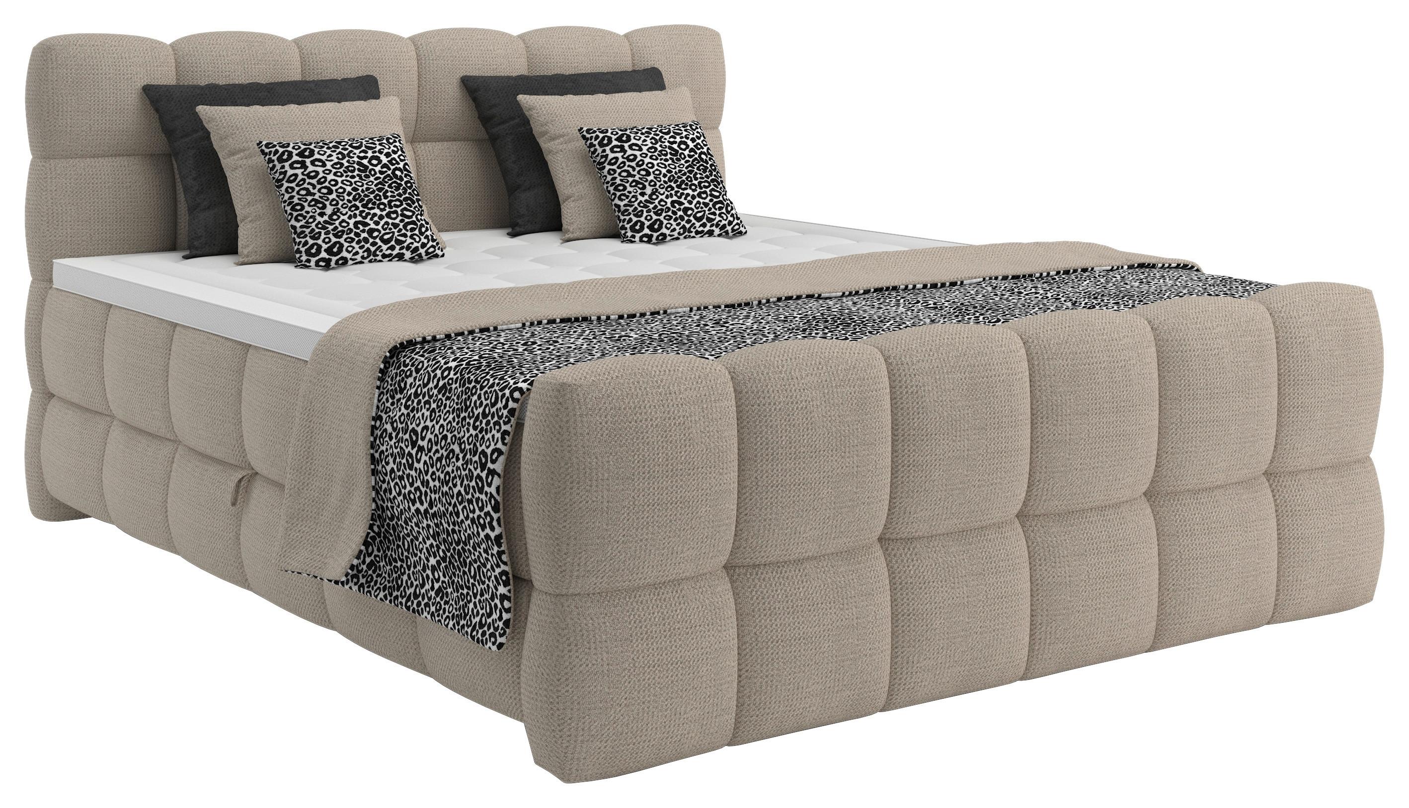 Zierkissenset Brisbane inkl. Tagesdecke beige