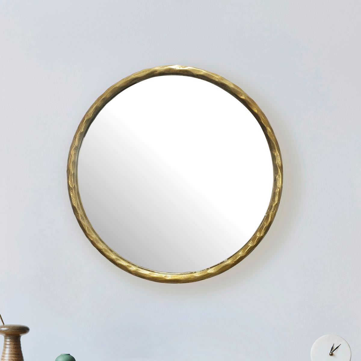 Wandspiegel Goldfarben B: 60 cm - Goldfarben, Design, Glas/Metall (60/60/4cm) - MID.YOU