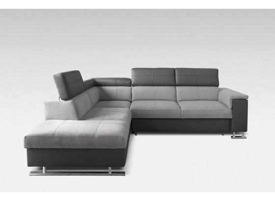 Sedací Souprava Boston Ot/p+3/fb - šedá/tmavě šedá, Moderní, textil (226/272/81cm) Sedací Souprava Boston Ot/p+3/fb - šedá/tmavě šedá, Moderní, textil (226/272/81cm)