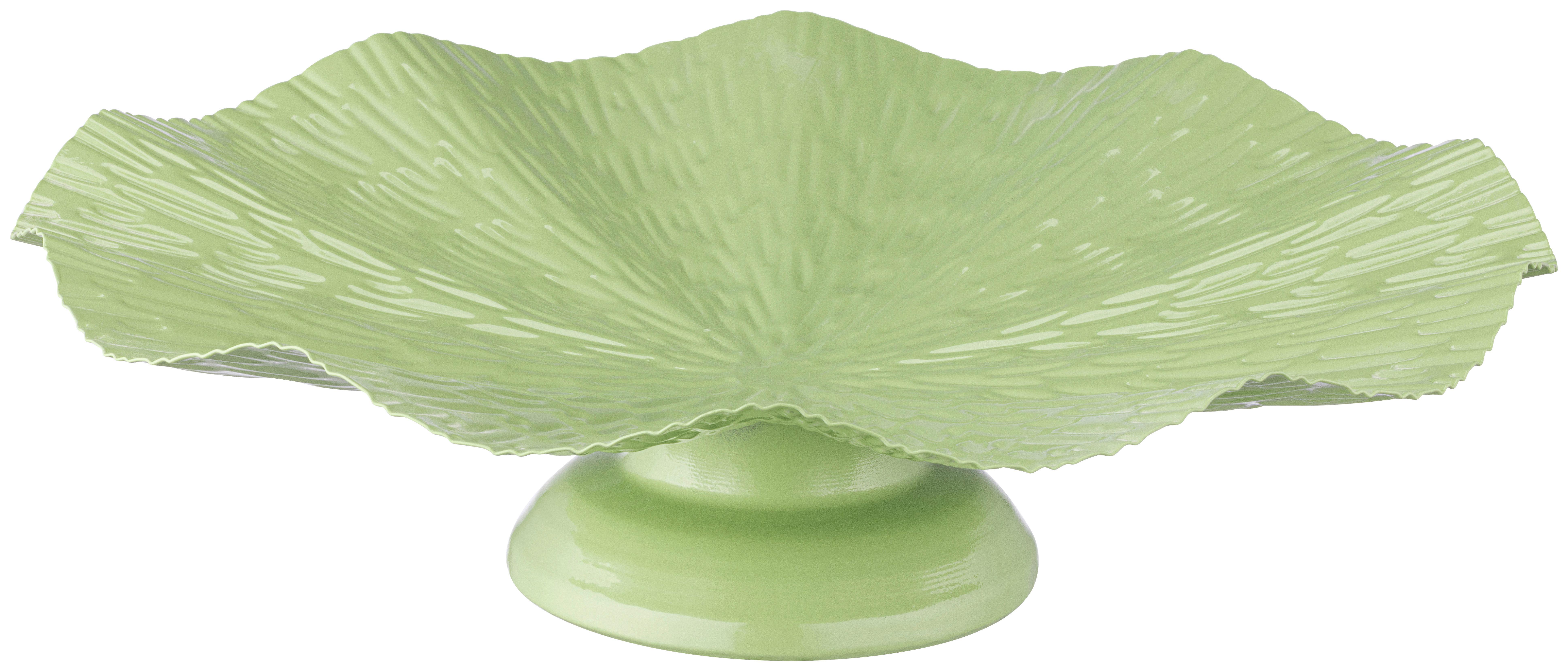 Dekoschale Felix - Grün, KONVENTIONELL, Metall (28/7cm) - Luca Bessoni