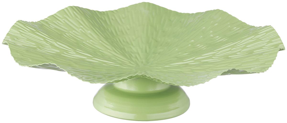 Dekoschale Felix - Grün, KONVENTIONELL, Metall (28/7cm) - Luca Bessoni