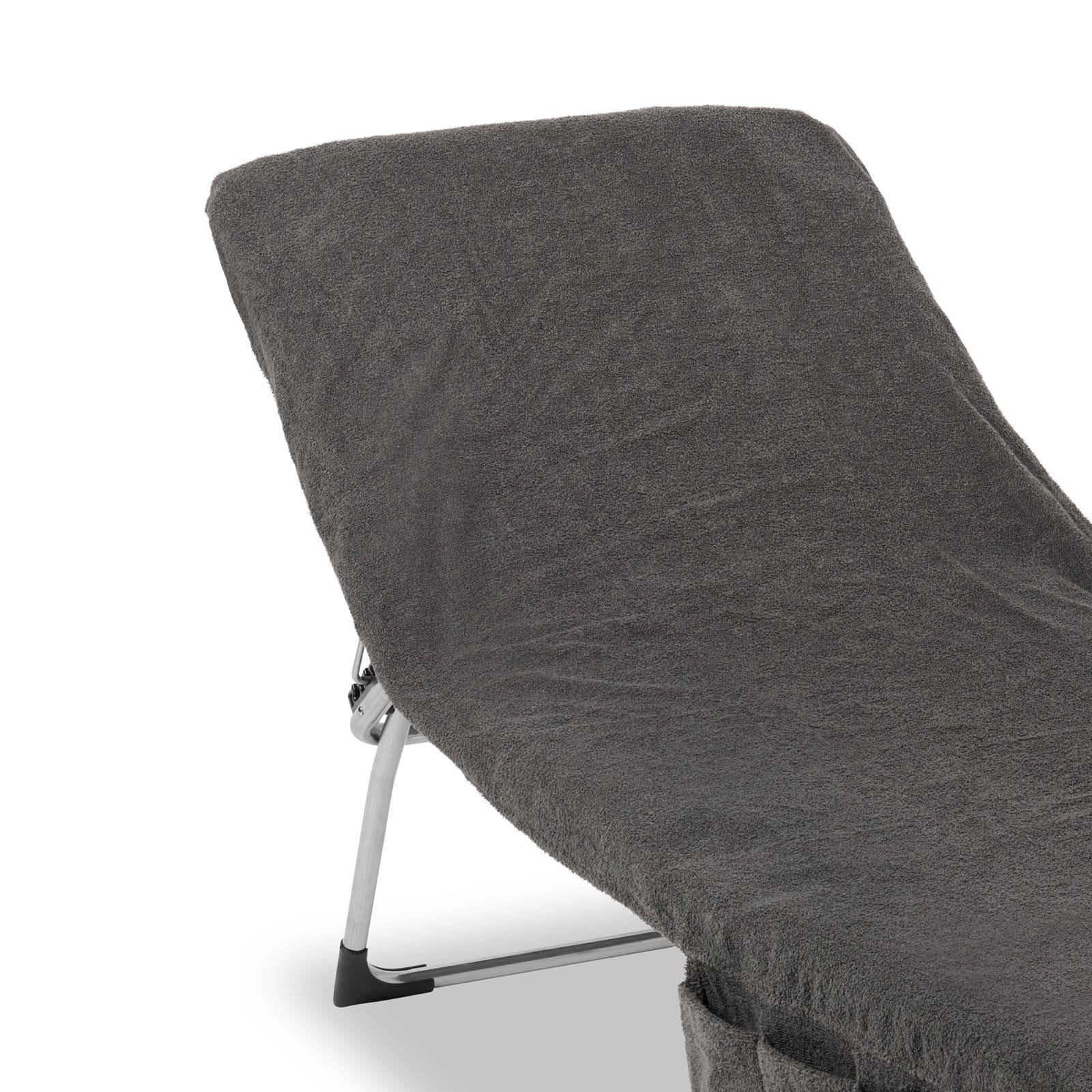 Auflage für Gartenliege Meli 70x200 cm Anthrazit - Anthrazit, MODERN, Textil (70/200cm) - Luca Bessoni