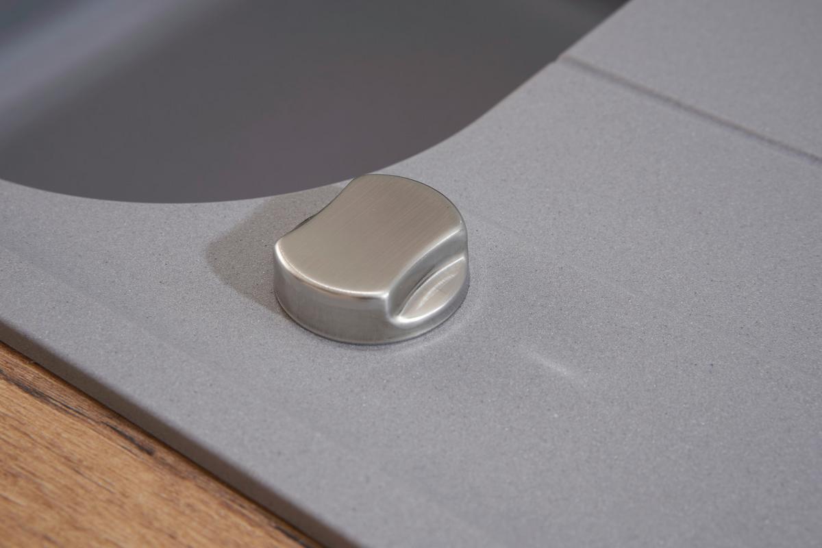 Spüle Respekta Stein Bxt: 86x50 cm - Grau, Trend, Stein (86/20,9/50cm) - Respekta