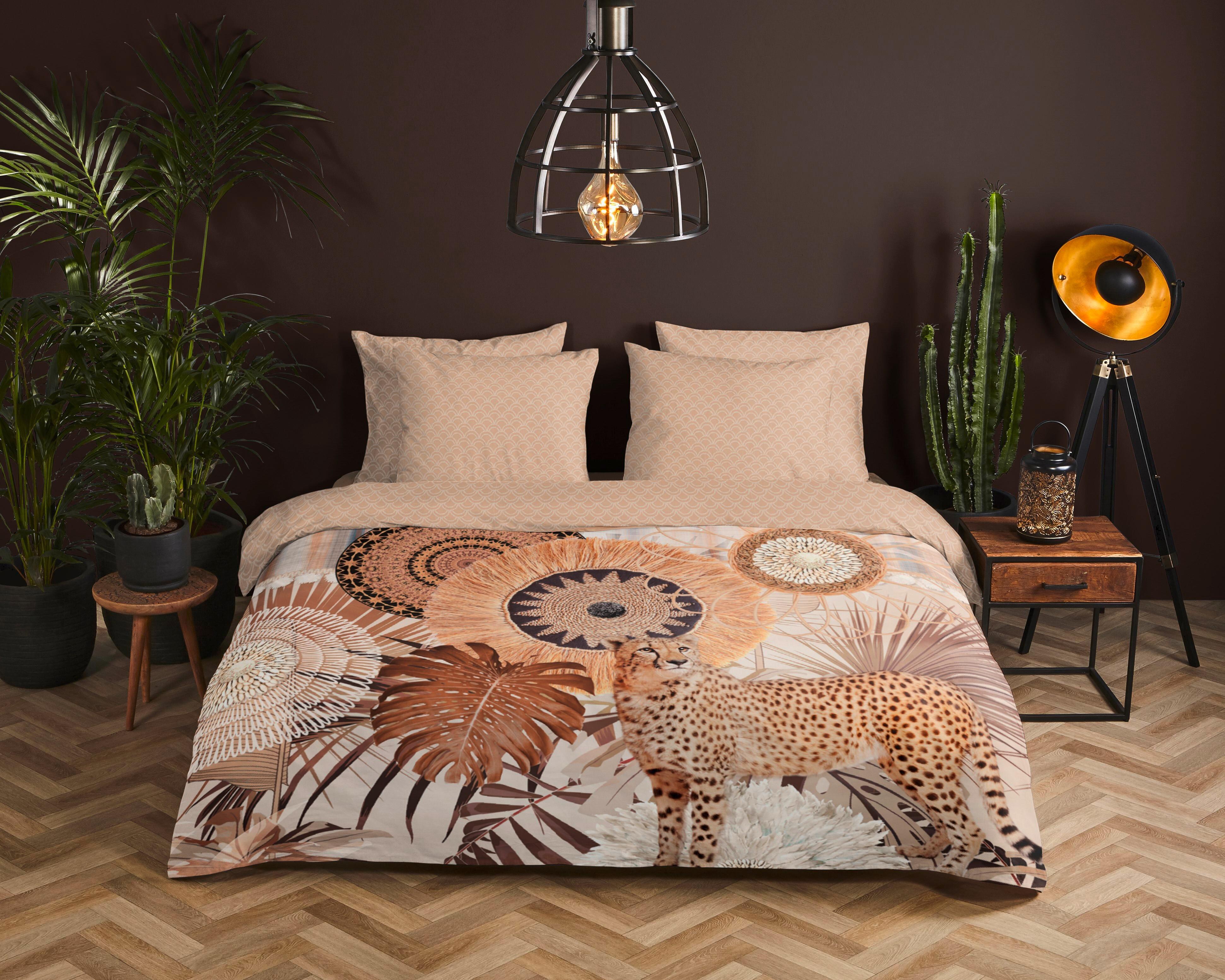 Bettwäsche Raeni Sandfarben Beige 140x200 Cm - Sandfarben/Beige, KONVENTIONELL, Textil (140/200cm)