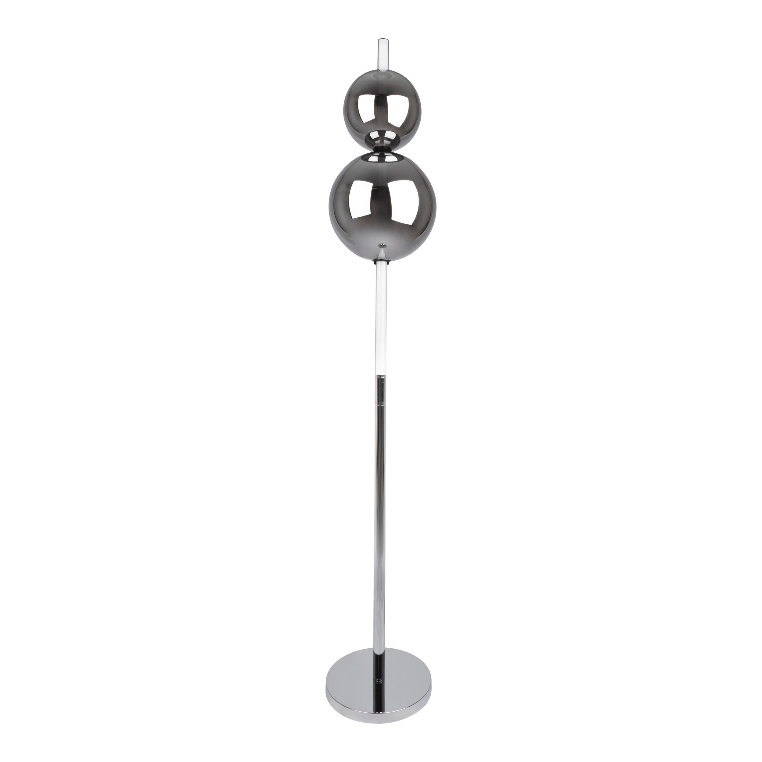 Led-stehleuchte 2072042 Nova - Chromfarben, Design, Glas/Metall (25/149,7cm) - Näve
