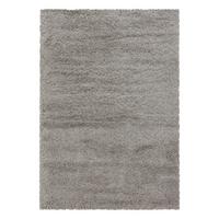 Hochflor Teppich Beige Naturfaser Fluffy 160x230 cm - Beige, Basics, Textil (160/230cm)