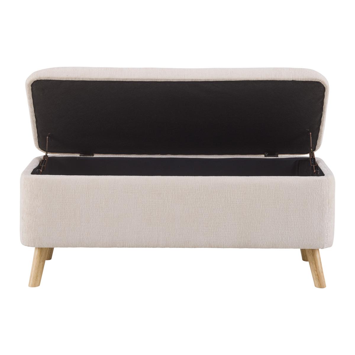 SEDACÍ LAVICE JENSON -EXKLUSIV- - přírodní barvy/béžová, Moderní, dřevo/textil (100/43/40cm) - Mömax