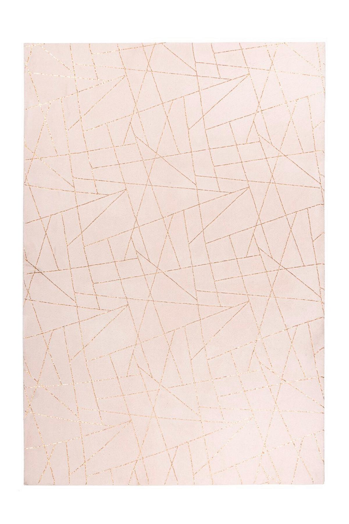 Teppich Bijou Creme/goldfarben, 160x230 Cm - Goldfarben/Creme, KONVENTIONELL, Textil (160/230cm)