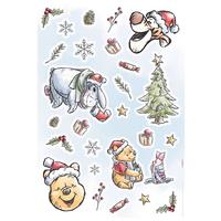Wandtattoo Winnie Pooh Christmas - Multicolor, Basics, Kunststoff (50/70cm) - Komar