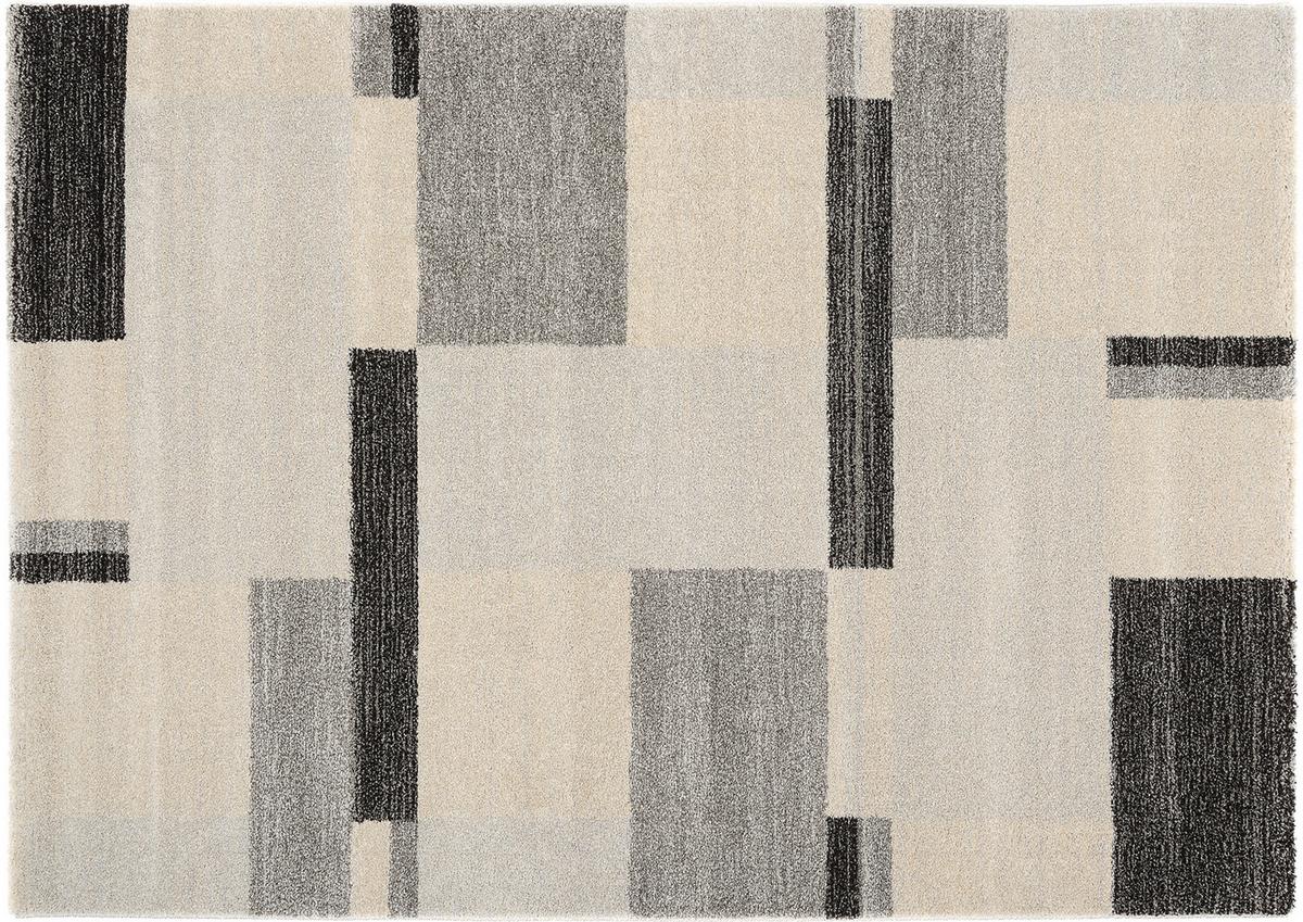 Webteppich Palazzo Bloc Grau 240x290 cm - Grau, KONVENTIONELL, Textil (240/290cm) - Novel