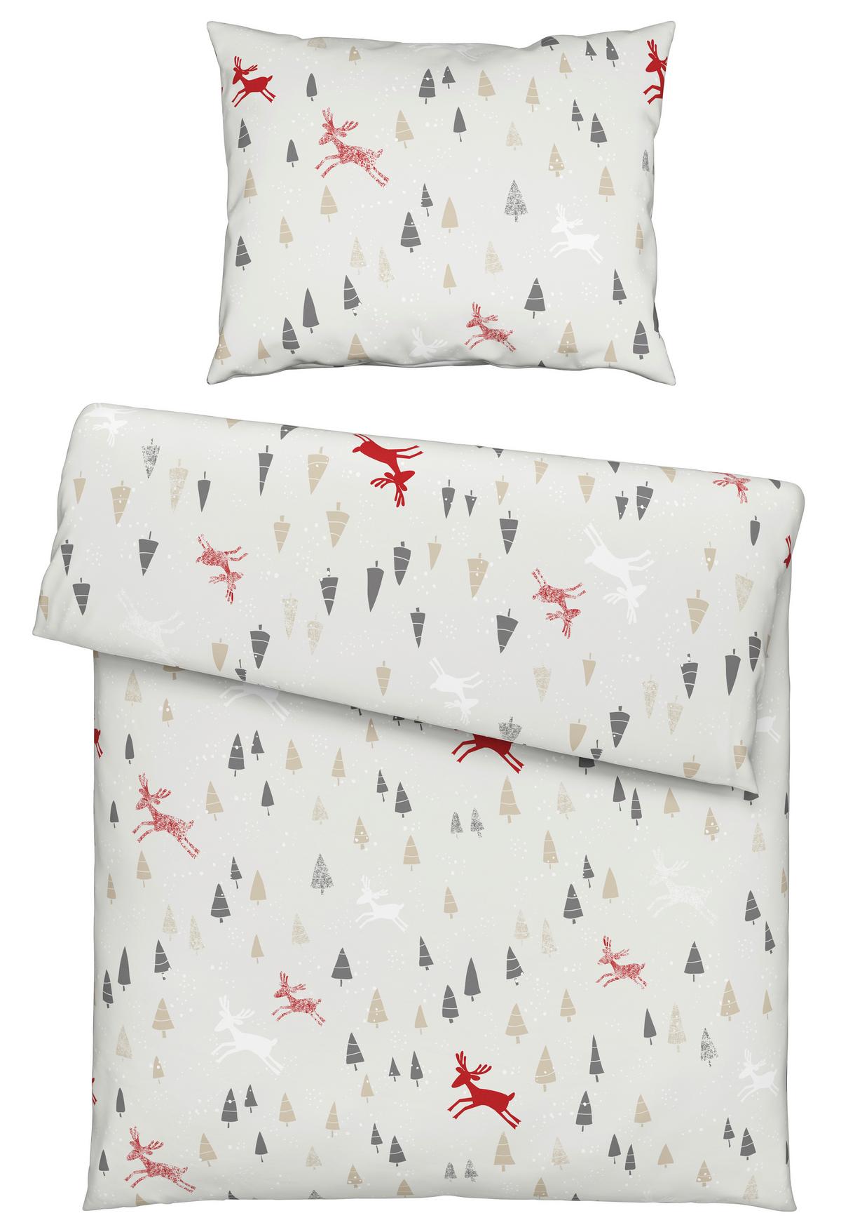 Ágyneműhuzat-garnitúra Anja - bézs/többszínű, Romantik / Landhaus, textil - James Wood
