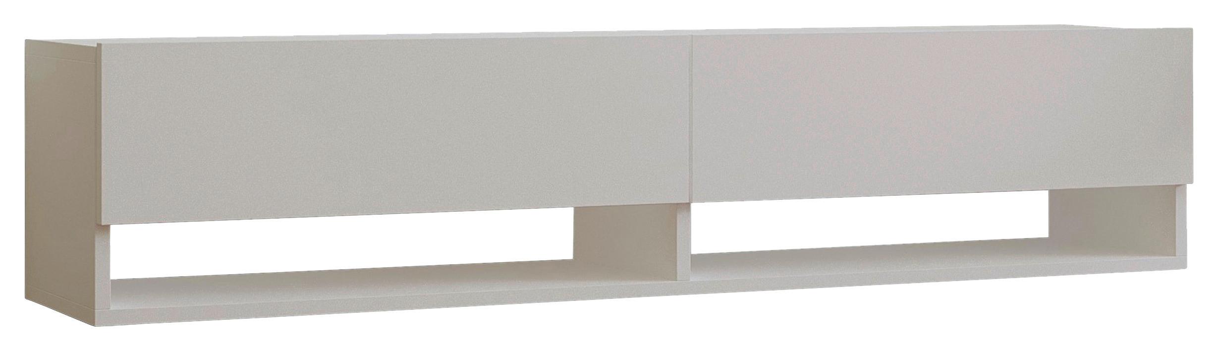 LOWBOARD Weiß B: 141cm - Weiß, MODERN, Holzwerkstoff (141/31/30cm)