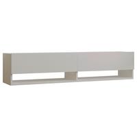 LOWBOARD Weiß B: 141cm - Weiß, MODERN, Holzwerkstoff (141/31/30cm)