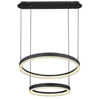 LED-Hängeleuchte 67189h - Goldfarben/Opal, Design, Kunststoff/Metall (66,5/60/150cm) - Globo
