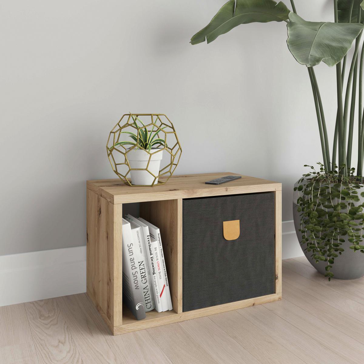 Regal Fortuna B: 58cm Eiche Artisan - Eiche Artisan, Basics, Holzwerkstoff (58/39/34cm) - MID.YOU