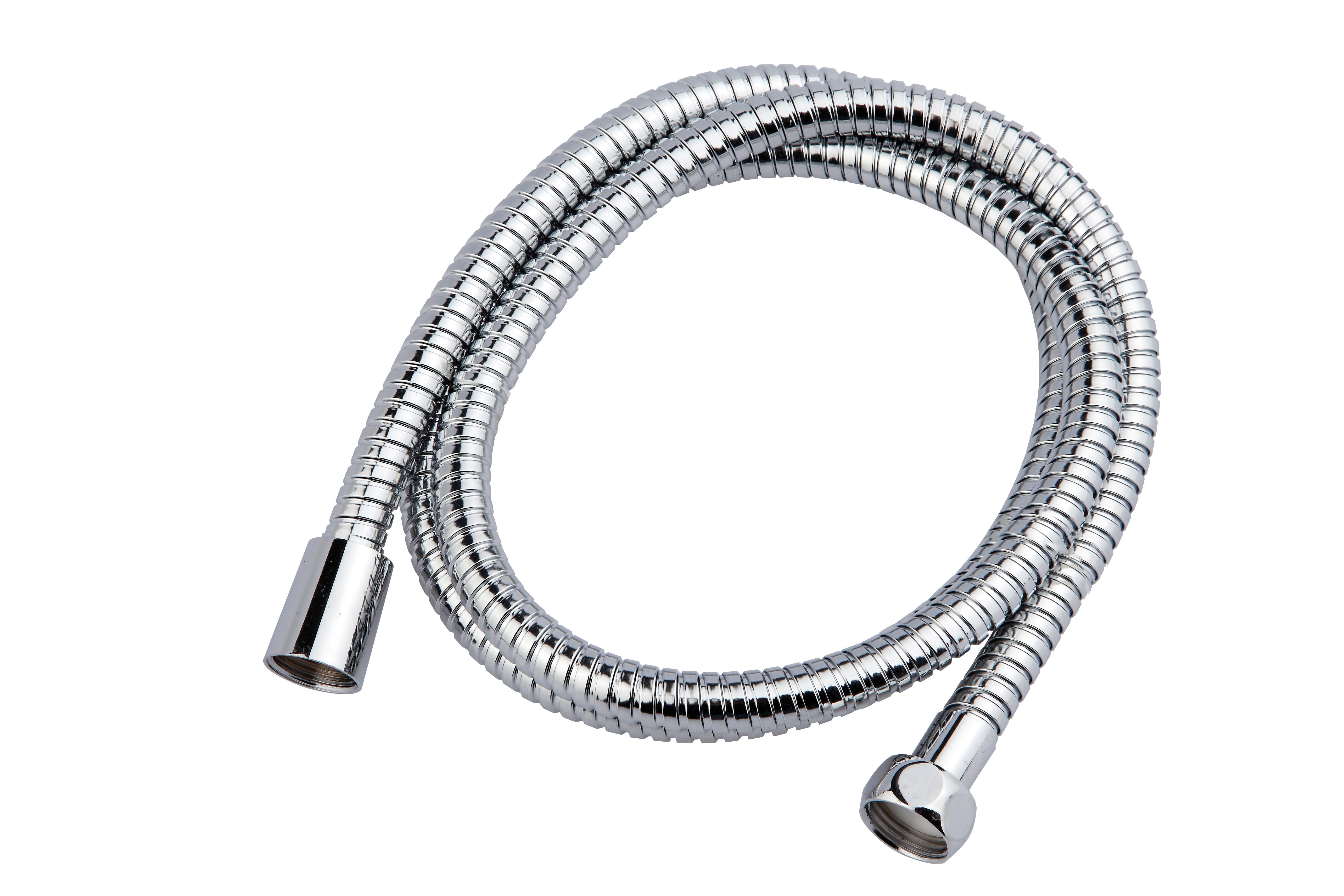 SPRCHOVÁ HADICE CHROM - barvy chromu, kov (150cm)