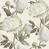 Vliestapete Peony Weiss - Weiß, Basics, Papier/Kunststoff (52/1005cm)