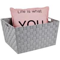 Regalkorb Carolyn - Grau, Basics, Kunststoff - Ondega