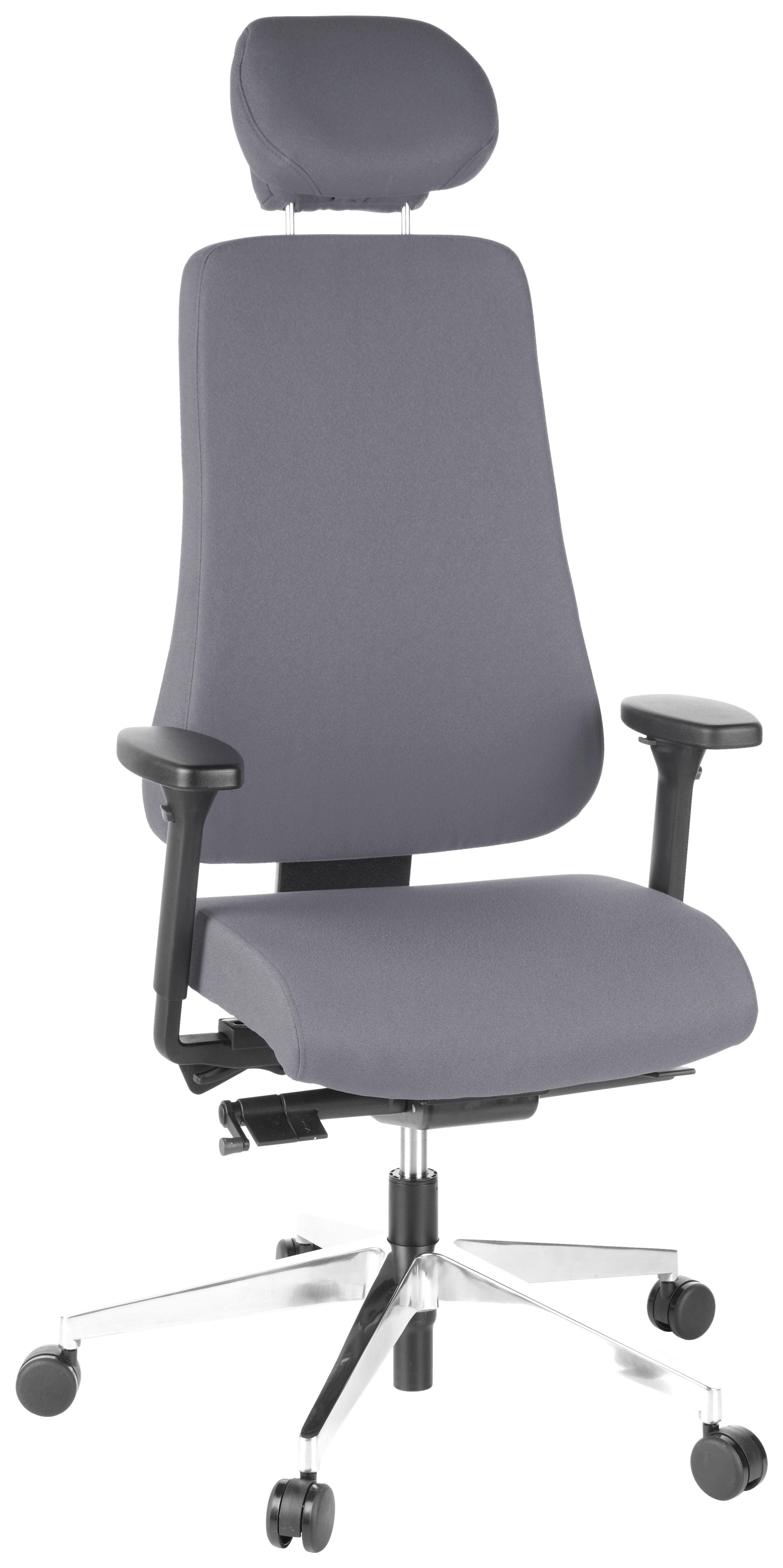 Drehstuhl Pro-Tec 400 Anthrazit - Anthrazit, MODERN, Kunststoff/Textil (70/148/65cm) - MID.YOU