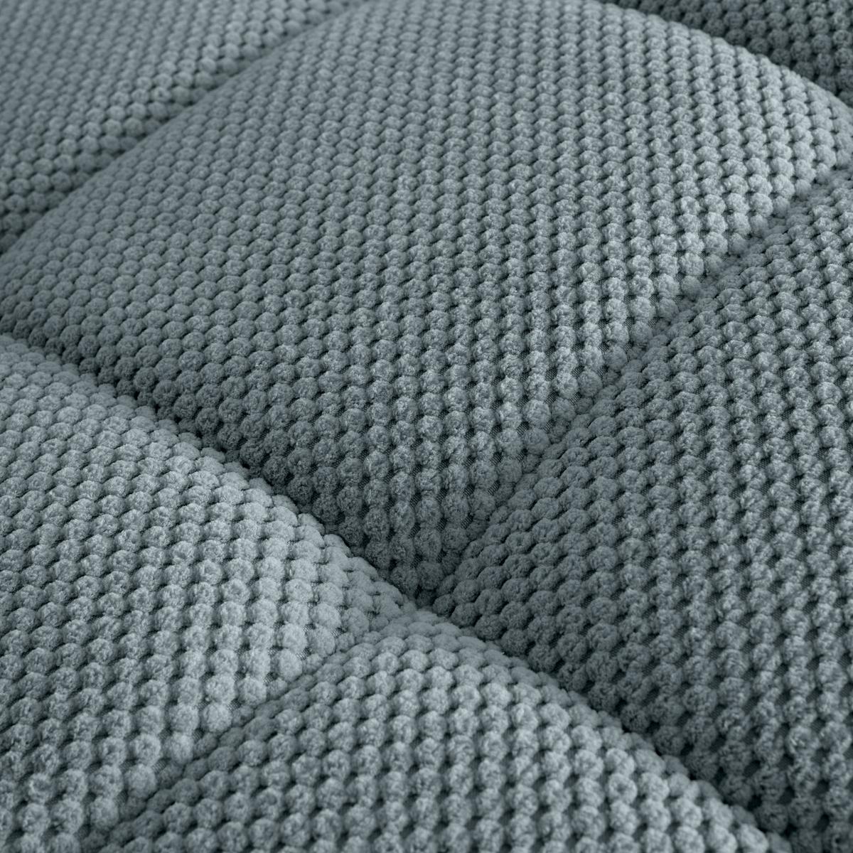 Relaxačné ležadlo LAVANDA, modrosivá, max. 120 kg - čierna/modrosivá, Modern, textil/plast (68/80/167cm) - Mömax